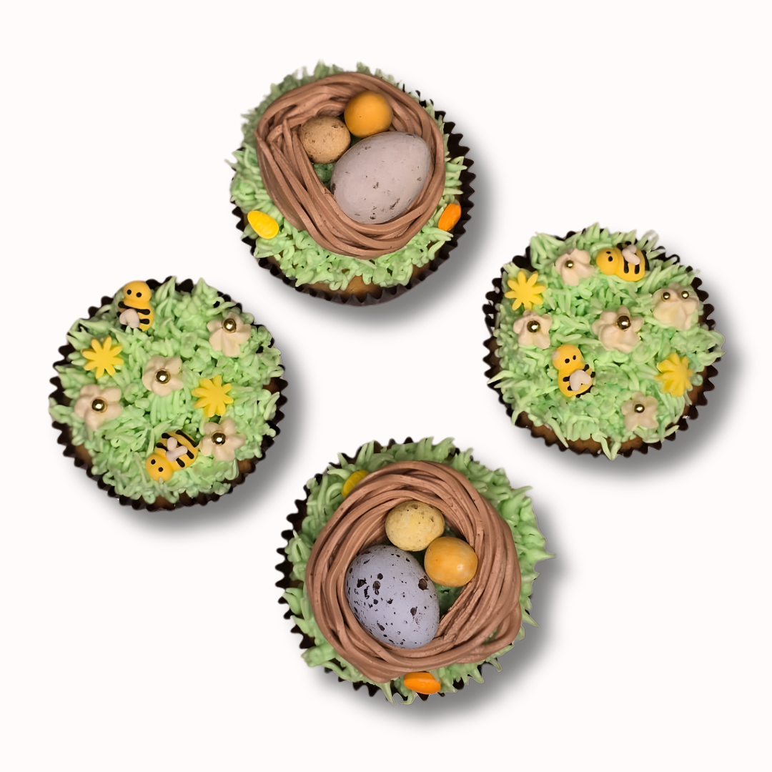 Busy Bee Garden Cupcake