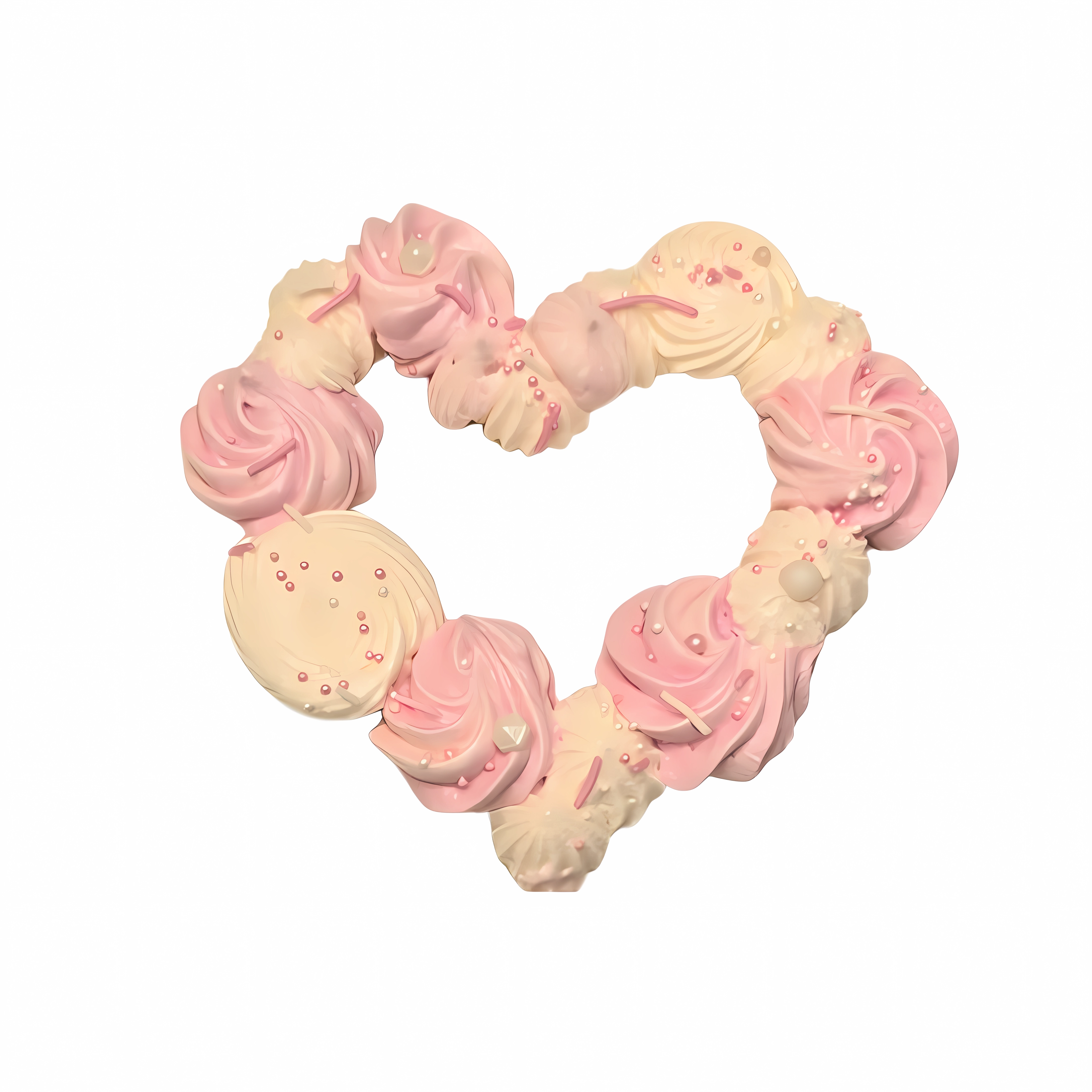 Heart Meringue Lollipop