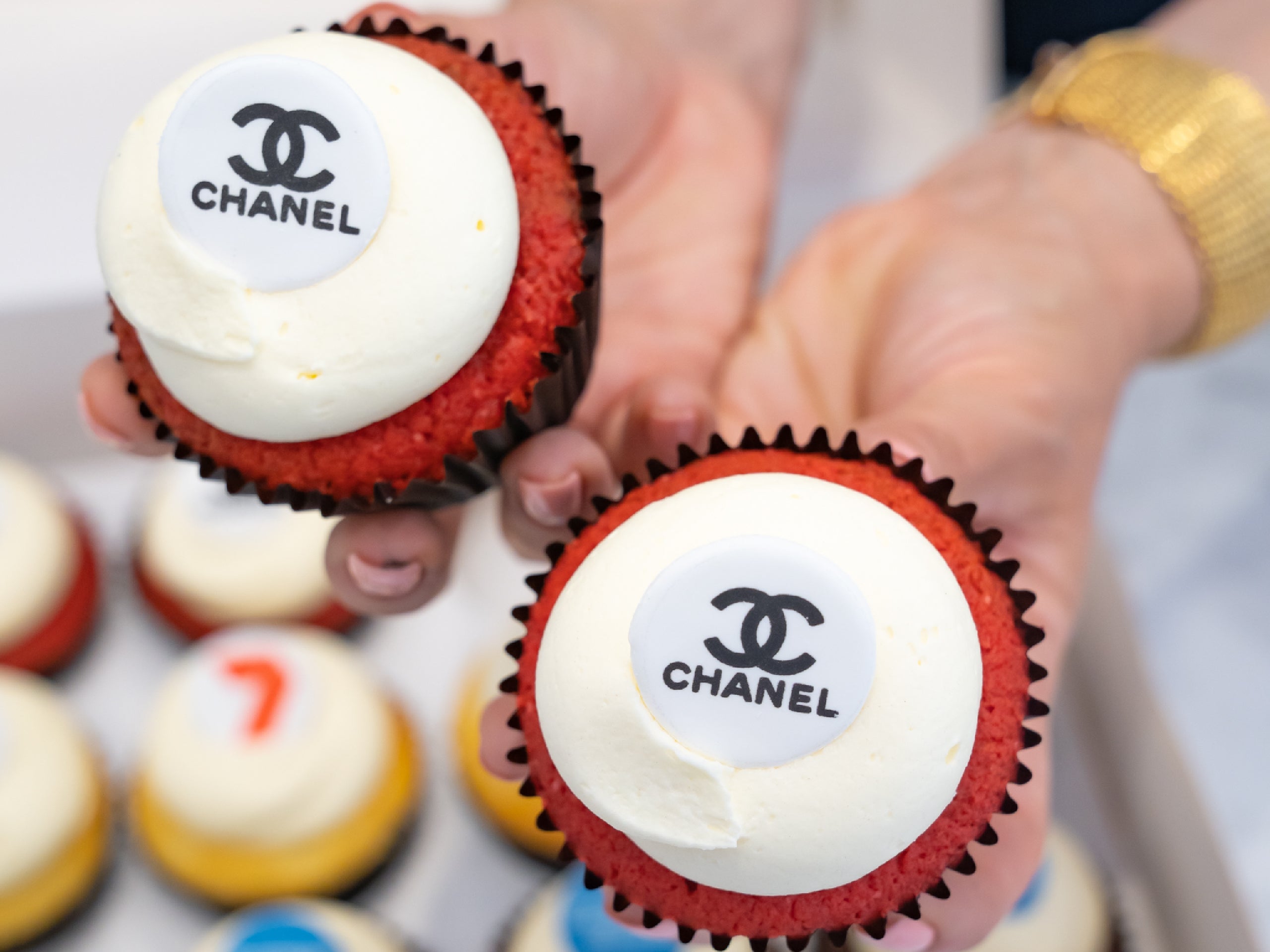 Corporate Branded Cupcakes