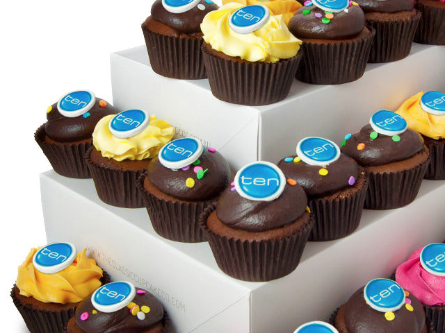 Corporate Branded Cupcakes